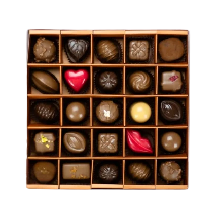 Coffret Bruges 25 Chocolats – Chocolats Fins & Gourmands à Marrakech