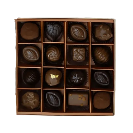 Chocolats Aztec 16 Pièces – Cadeau Gourmand à Marrakech