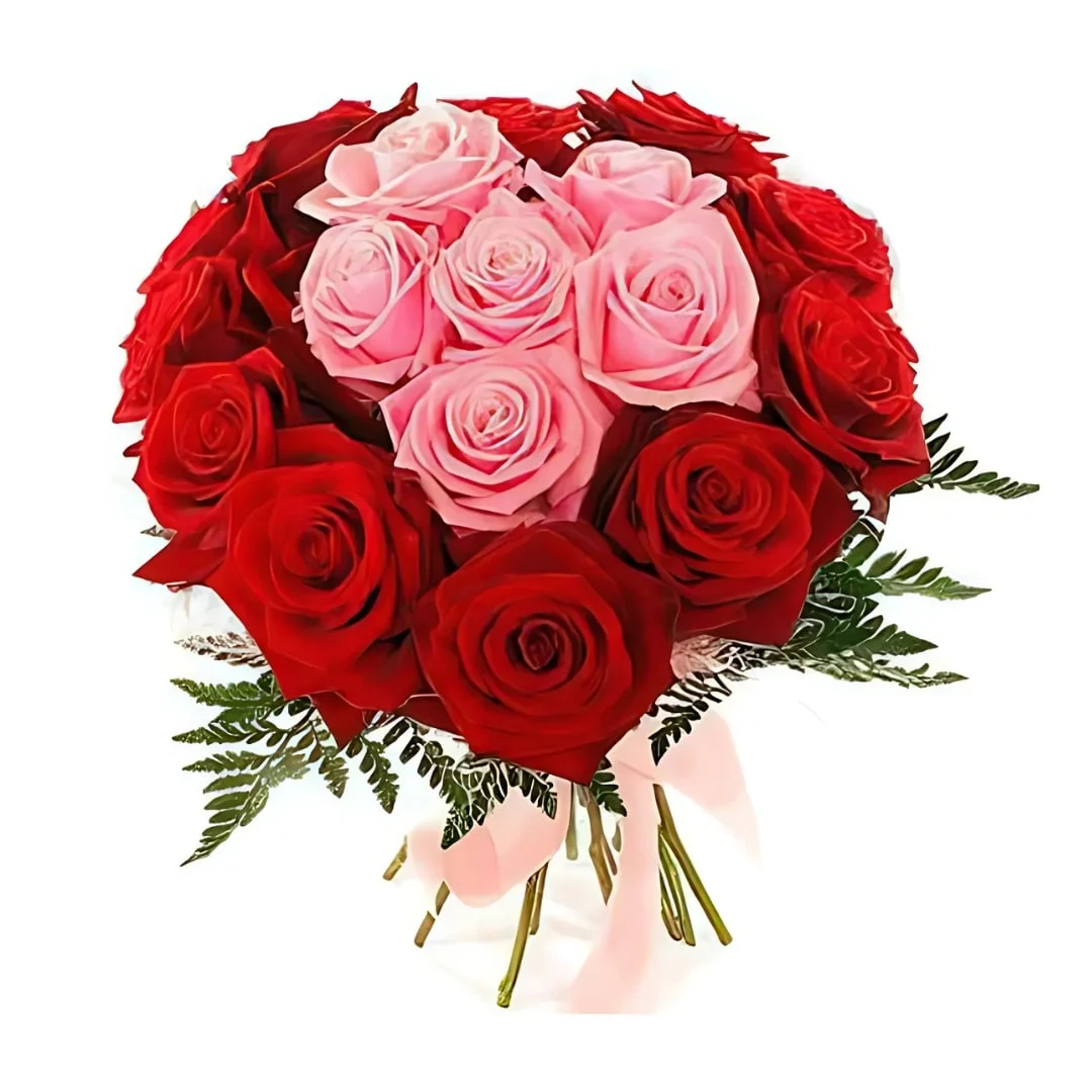 flowers-7-min Bouquet Féérie - 12 Fleurs Rouges et Roses pour Anniversaire
