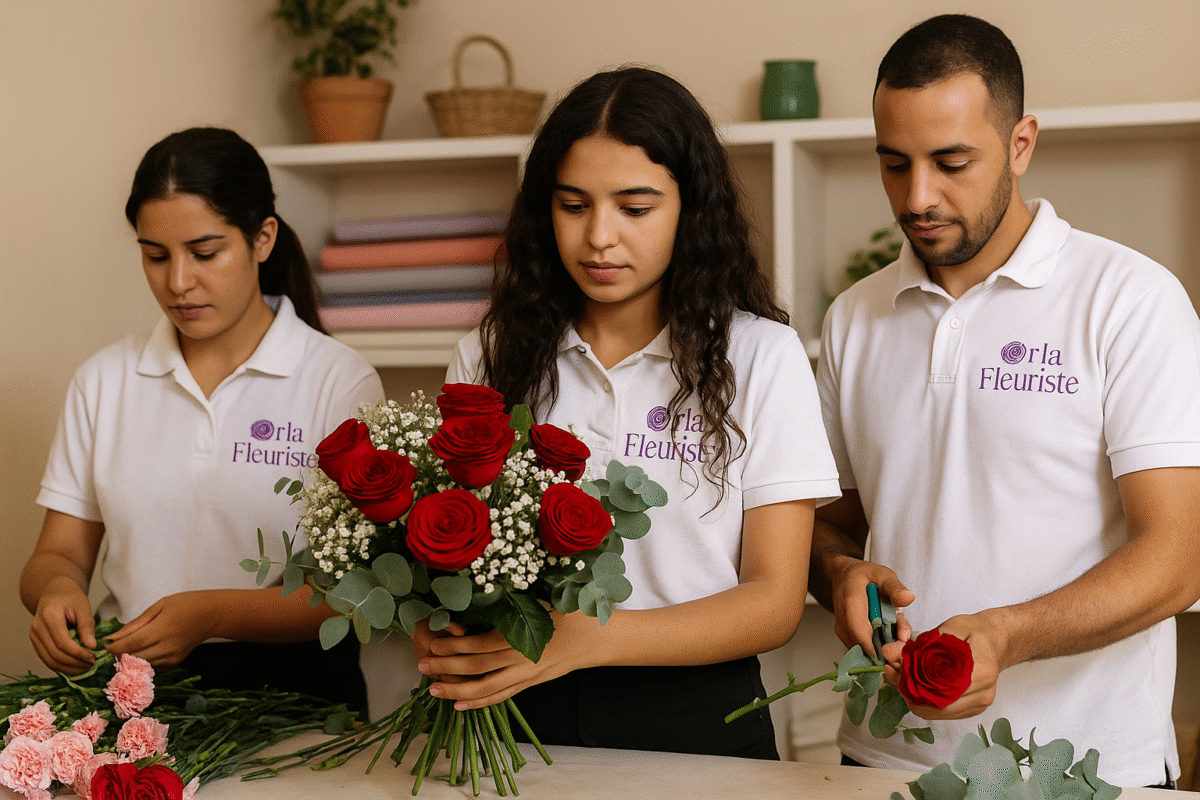 Comment créer un bouquet de fleurs parfait – Conseils d’Orla Fleuriste à Marrakech
